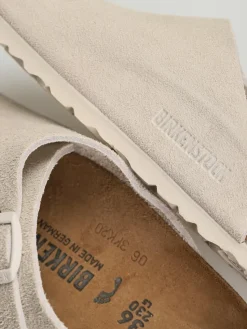 Birkenstock Flip Flops Zurich Suede Leather Narrow Wmn