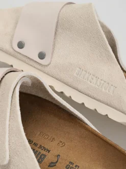 Birkenstock Kyoto Nubuck Suede Leather Narrow Wmn Flip Flops