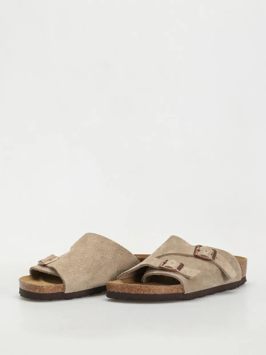 Birkenstock Zürich Suede Leather Narrow Wmn Flip Flops