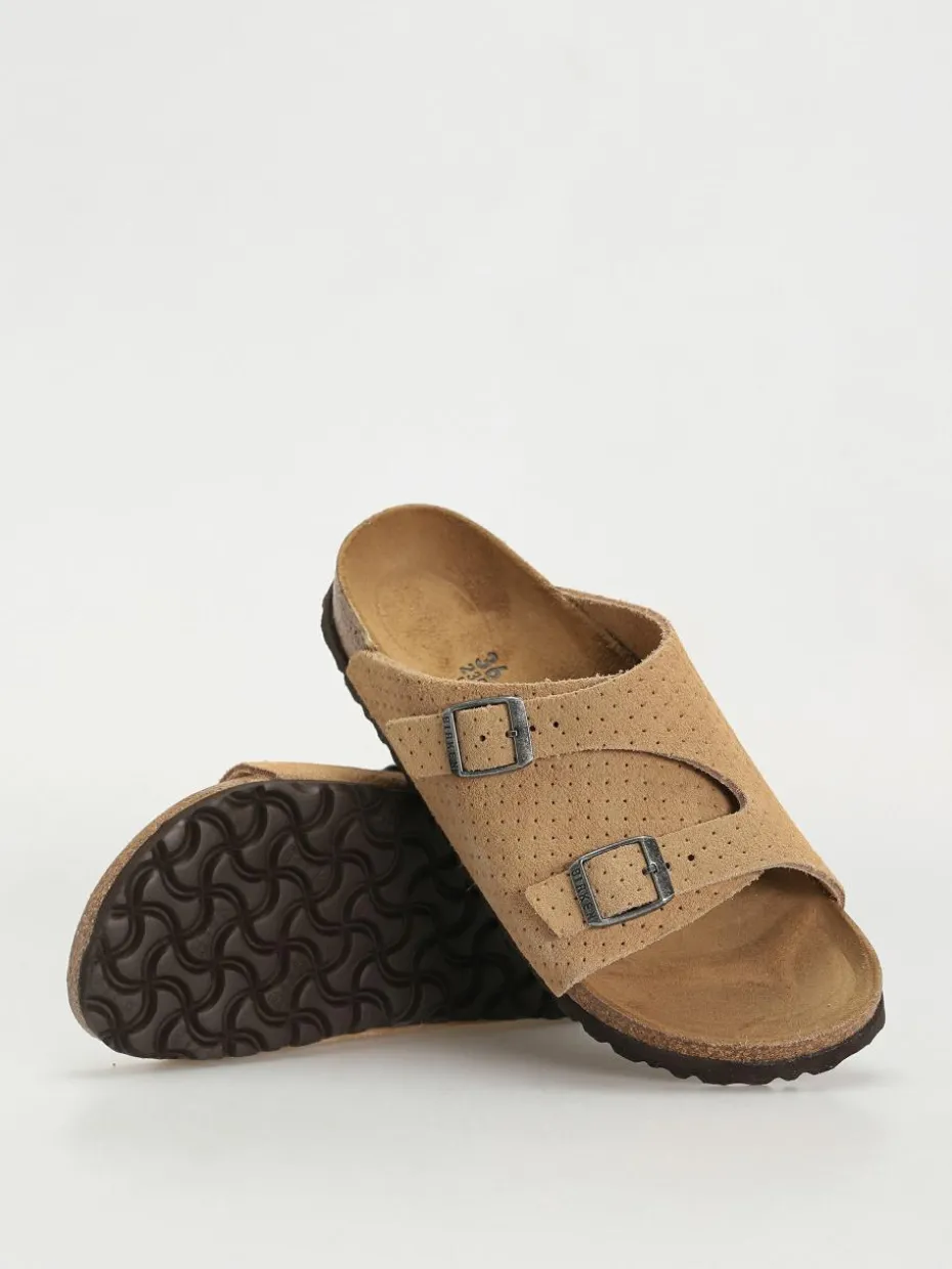 Birkenstock Zurich Suede Embossed Narrow Wmn Flip Flops