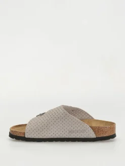 Birkenstock Zurich Suede Embossed Narrow Wmn Flip Flops