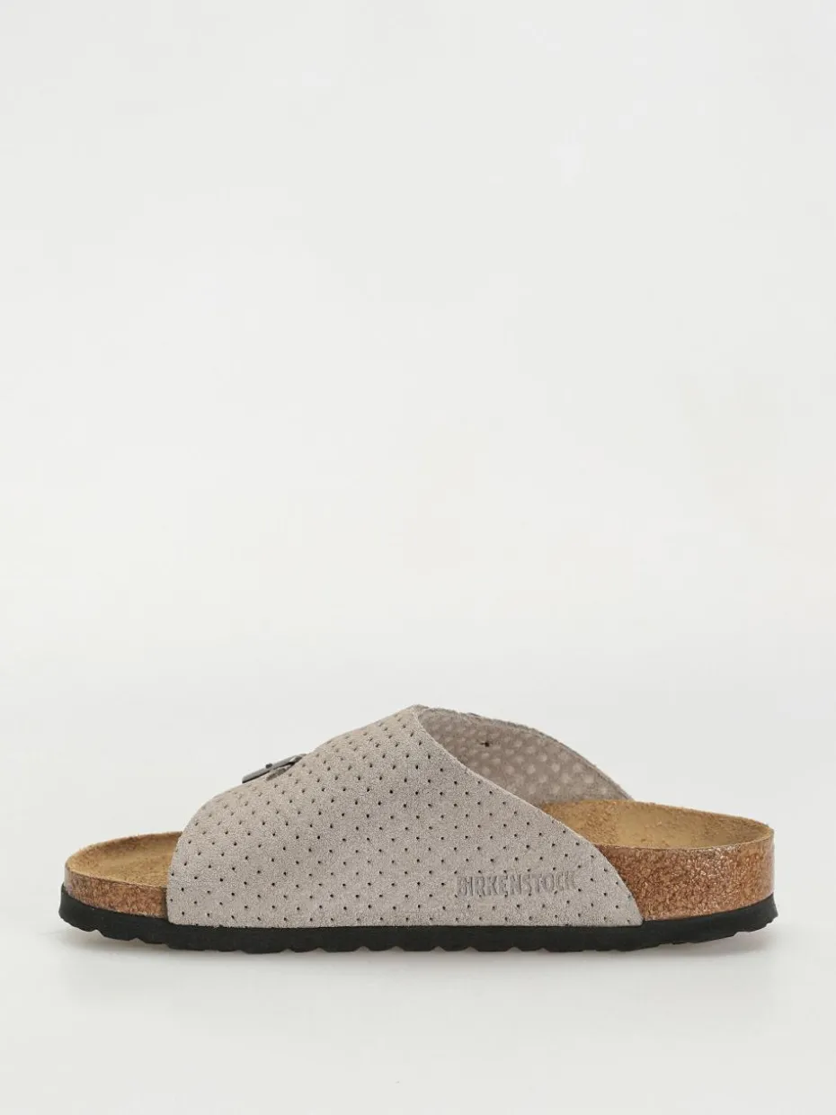 Birkenstock Zurich Suede Embossed Narrow Wmn Flip Flops