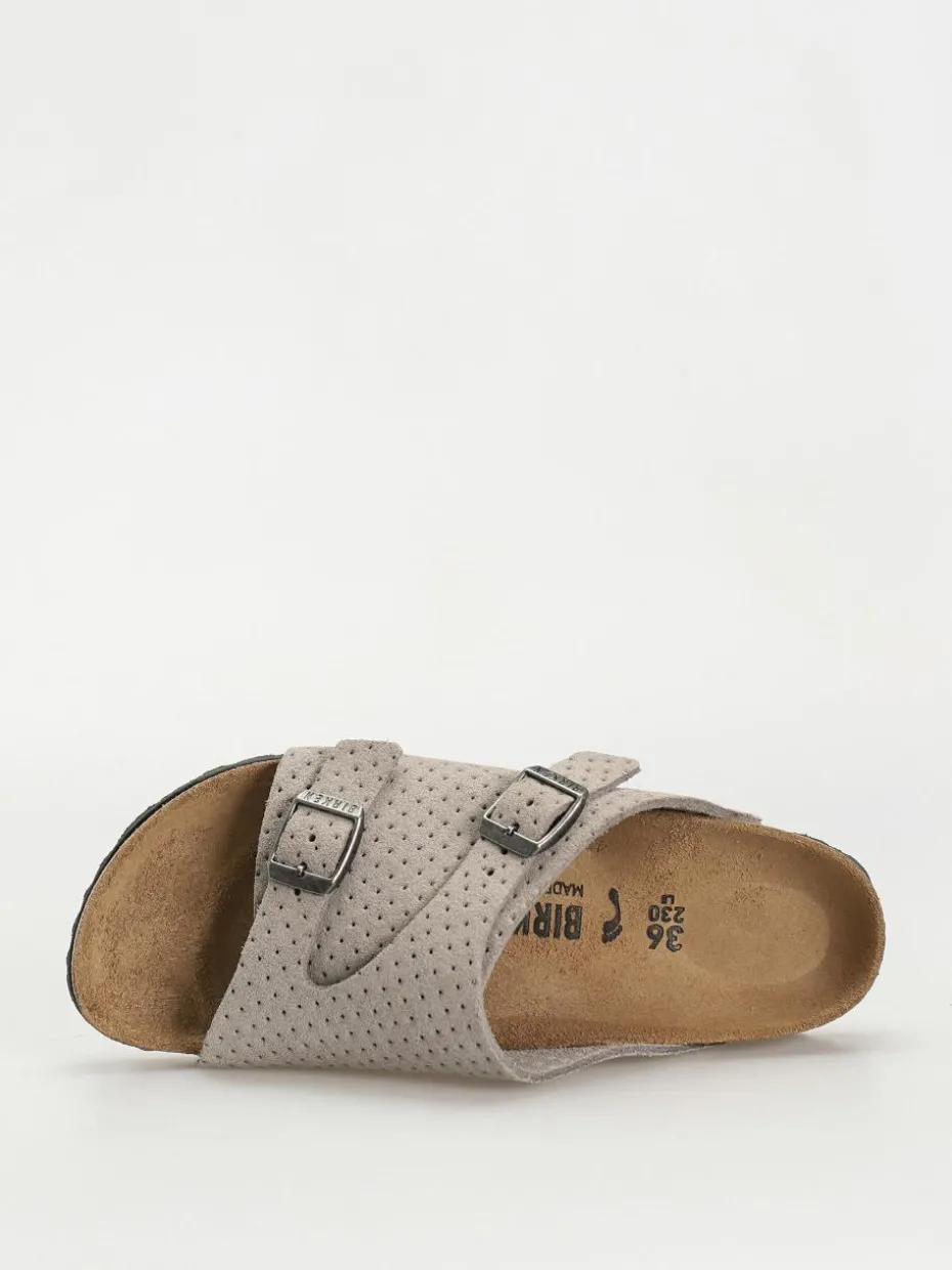 Birkenstock Zurich Suede Embossed Narrow Wmn Flip Flops