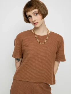 Brixton Bandera Boxy Top T-shirt Wmn