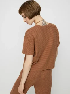 Brixton Bandera Boxy Top T-shirt Wmn