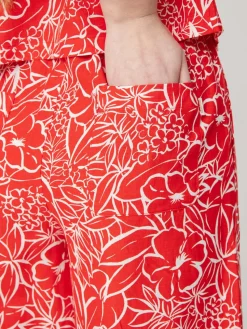 Brixton Indo Linen Wide Leg Hose Wmn