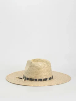Brixton Leigh Straw Fedora Hut
