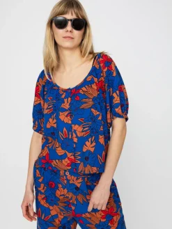 Brixton Mercado Linen Top Wmn Hemd