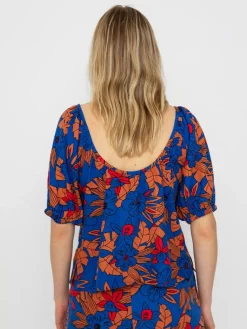 Brixton Mercado Linen Top Wmn Hemd