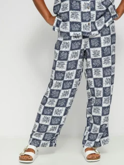 Brixton Patchwork Crop Pant Hose Wmn
