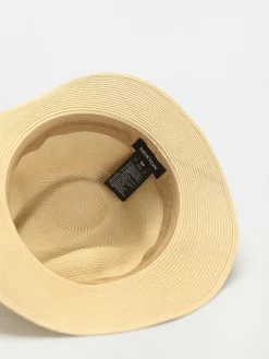 Brixton Wesley Straw Packable Fedora Hut