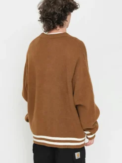 Carhartt WIP Brown Ducks Cardigan Pulli