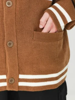 Carhartt WIP Brown Ducks Cardigan Pulli