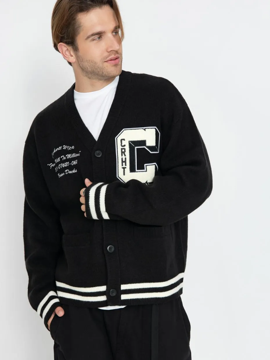 Carhartt WIP Brown Ducks Cardigan Pulli