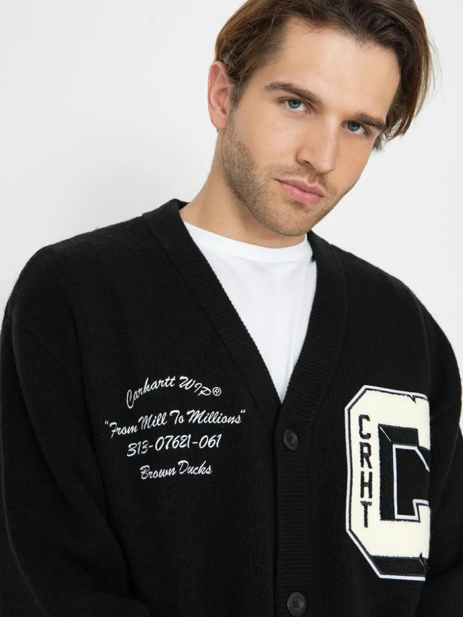 Carhartt WIP Brown Ducks Cardigan Pulli