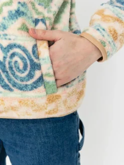 Damen Billabong Boundary Mock 3 Fleece Jacke