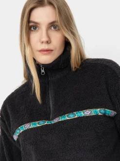 Damen Billabong Holiday Cropped Fleece Jacke