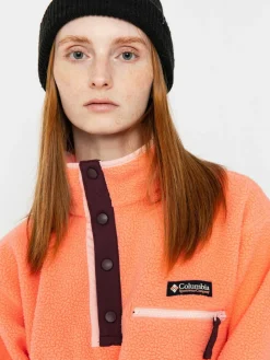 Damen Columbia Helvetia II Cropped Half Snap Fleece Jacke