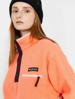 Damen Columbia Helvetia II Cropped Half Snap Fleece Jacke