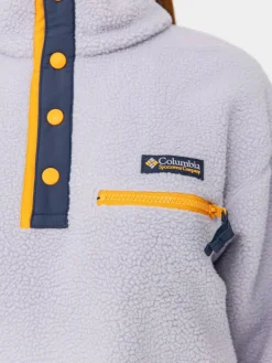 Damen Columbia Helvetia II Cropped Half Snap Fleece Jacke