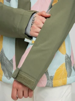 Damen Roxy Galaxy Print Block Snowboardjacke