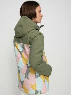 Damen Roxy Galaxy Print Block Snowboardjacke