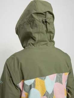 Damen Roxy Galaxy Print Block Snowboardjacke