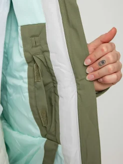 Damen Roxy Galaxy Print Block Snowboardjacke