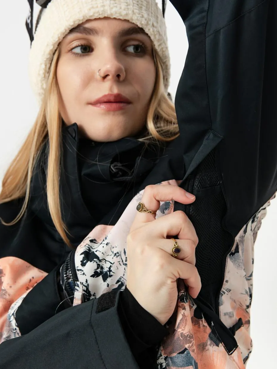 Damen Roxy Snowboard Jacke Jetty Block