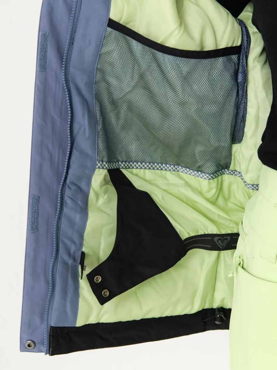 Damen Roxy Snowboard Jacke Highridge Hoodie