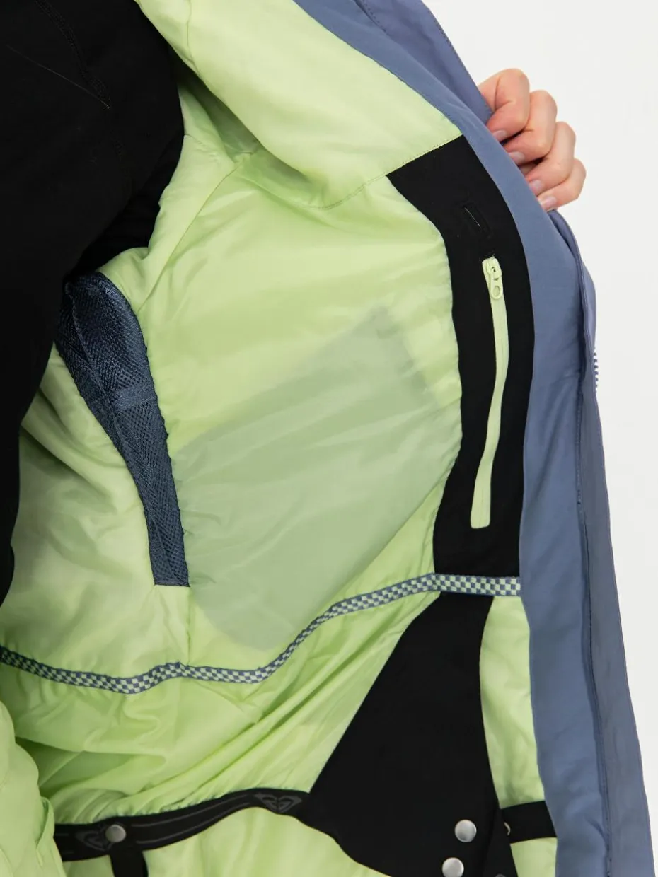 Damen Roxy Snowboard Jacke Highridge Hoodie