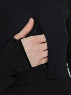 Damen Volcom Aktives Sweatshirt Gridlock Balaclava