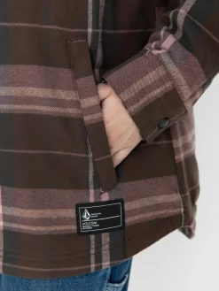 Damen Volcom Snowboard Jacke Ins Riding Flannel