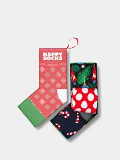 Happy Socks 3 Pack X Mas Stockings Gift Set Socken