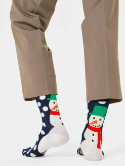Happy Socks Jumbo Snowman Socken