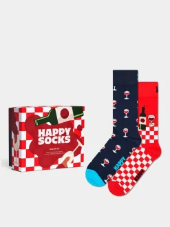 Happy Socks Socken 2-Pack Wine