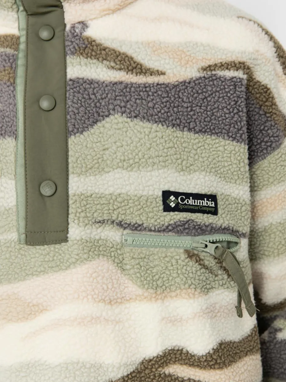 Herren Columbia Helvetia II Printed Half Snap Fleece Jacke