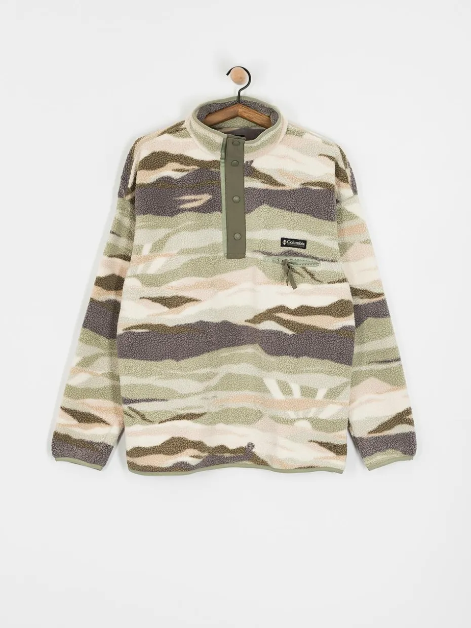 Herren Columbia Helvetia II Printed Half Snap Fleece Jacke