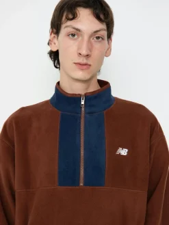 Herren New Balance Fleece Jacke Fleece 1/2 Zip