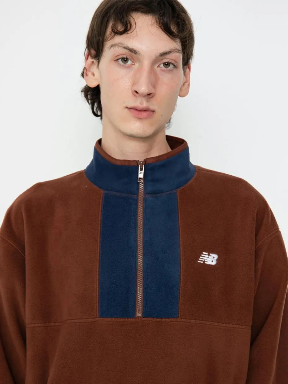 Herren New Balance Fleece Jacke Fleece 1/2 Zip