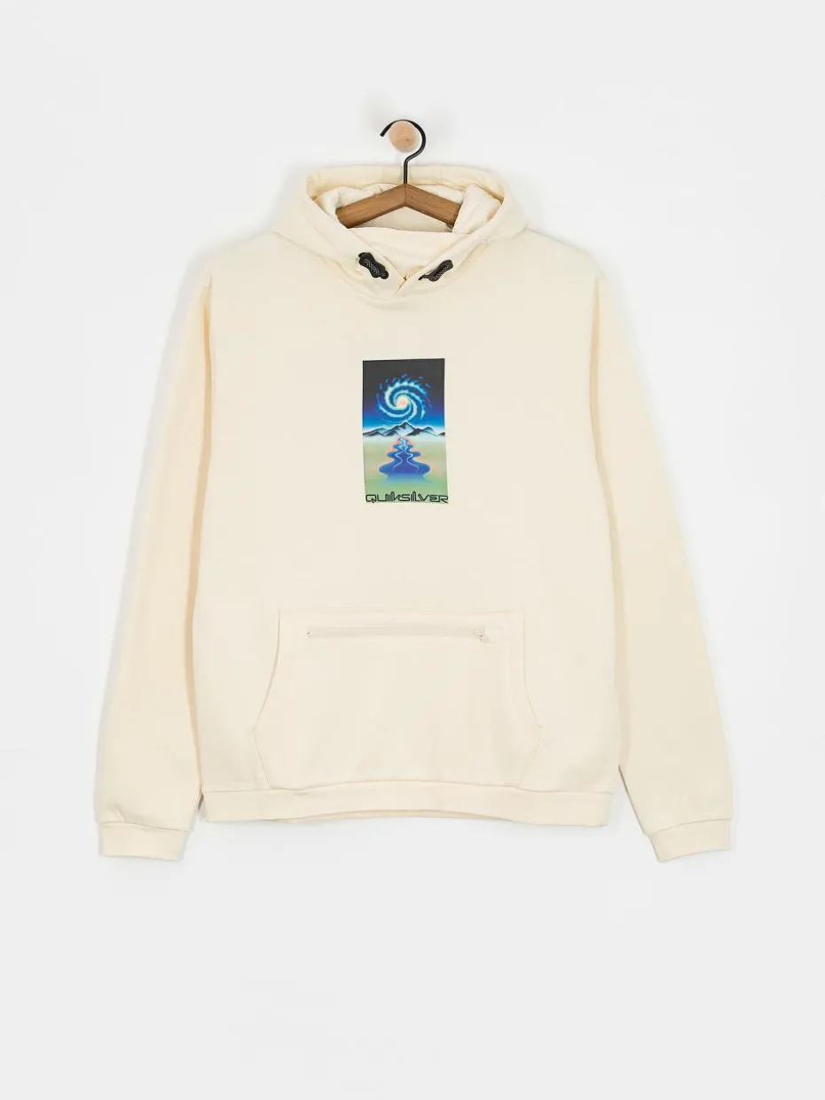 Herren Quiksilver Aktives Sweatshirt Big Logo Tech HD