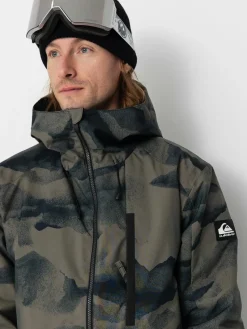 Herren Quiksilver Mission Printed Block Snowboard Jacke