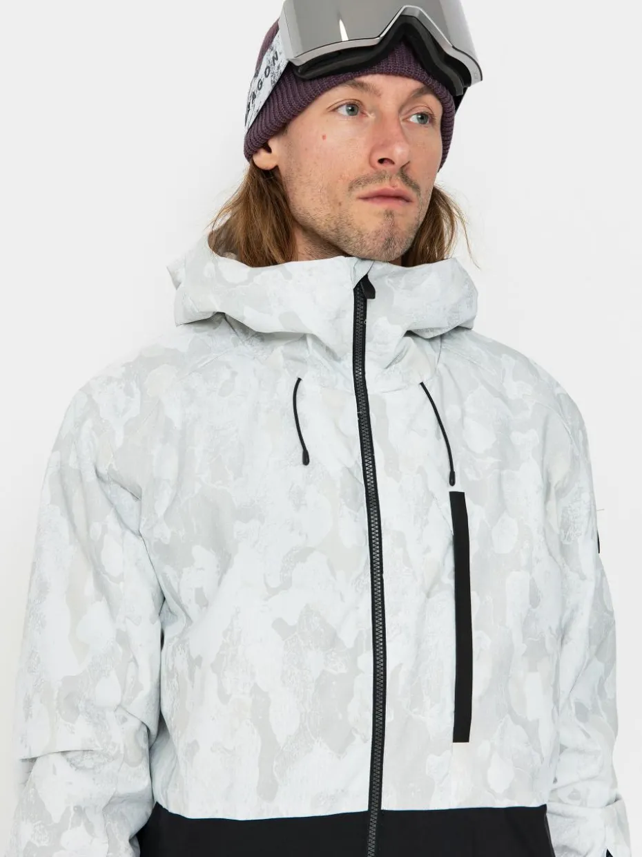 Herren Quiksilver Snowboard Jacke Mission Printed Block