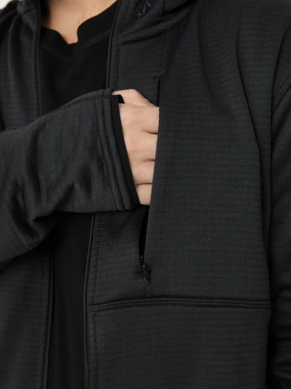 Herren Volcom Aktives Sweatshirt Gridlock Full Zip