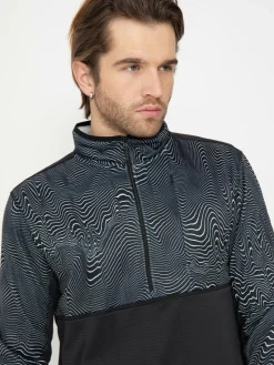 Herren Volcom Aktives Sweatshirt Gridlock Mock Neck