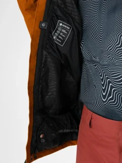 Herren Volcom Snowboard Jacke L Ins Gore Tex