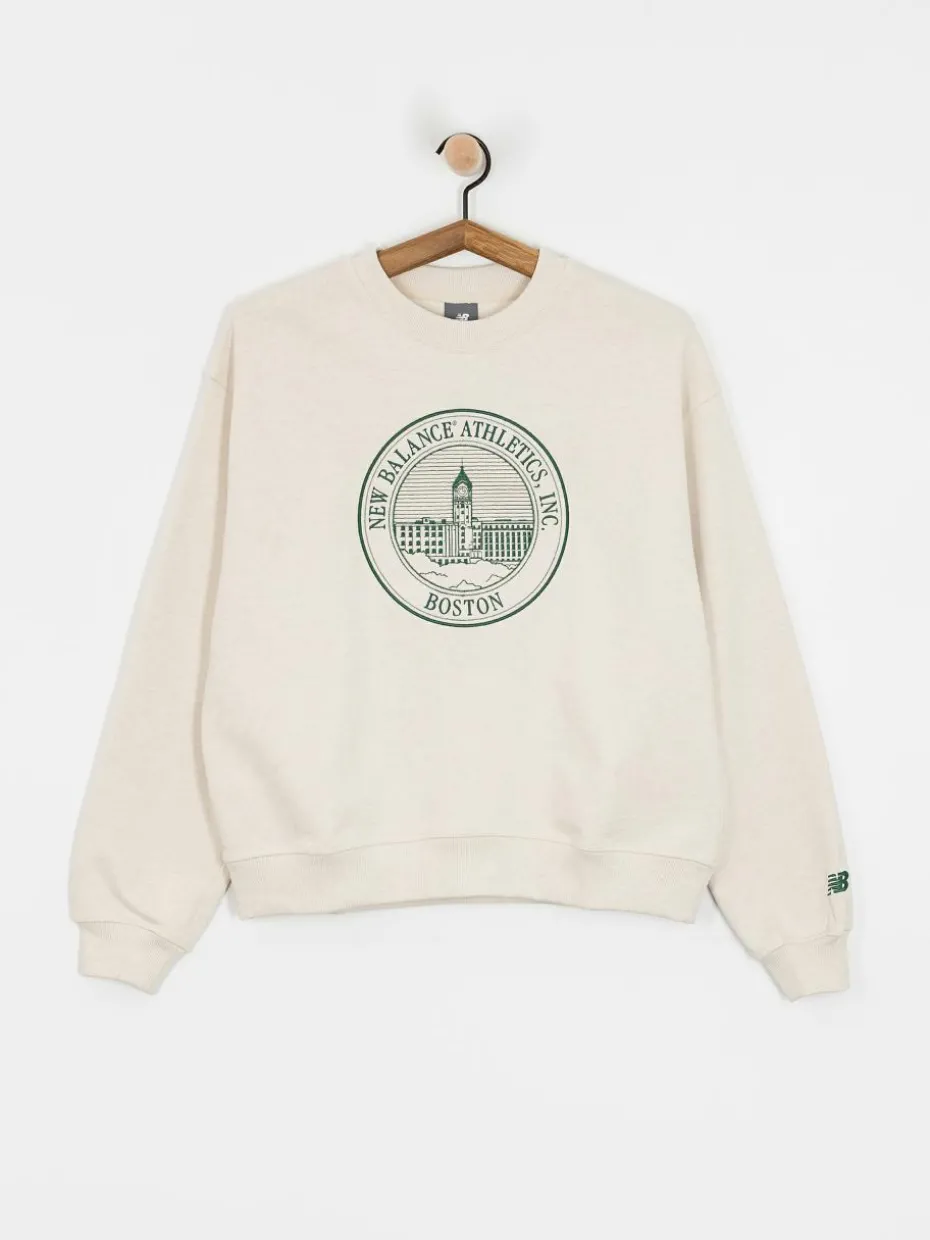 New Balance Athletics French Terry Oversized Crest Crew Wmn Sweatshirt