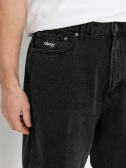 OBEY Bigwig Baggy Denim Shorts