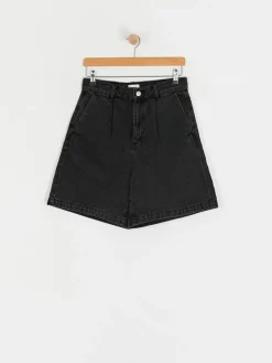 OBEY Eli II Denim Pleated Shorts Wmn