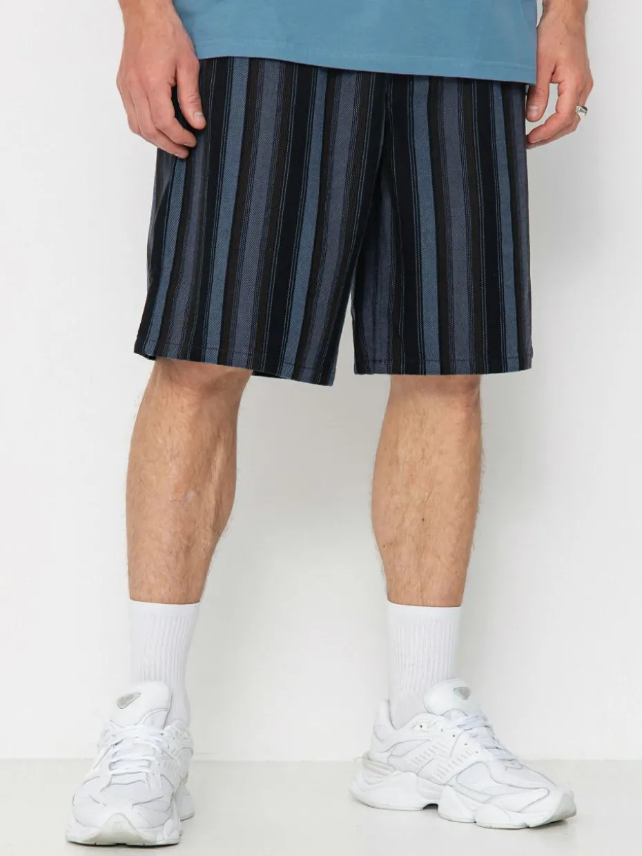OBEY Shorts Baja Stripe Baggy Denim